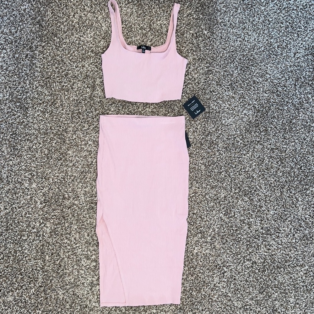 Lulus Two Piece Skirt Set